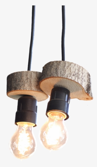 Light Lamps Light Bulbs Wood Slices Isolated - Wood Light Png