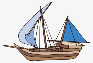 Boat Clip Art Cartoon Material Transprent Png - Caravel Cartoon