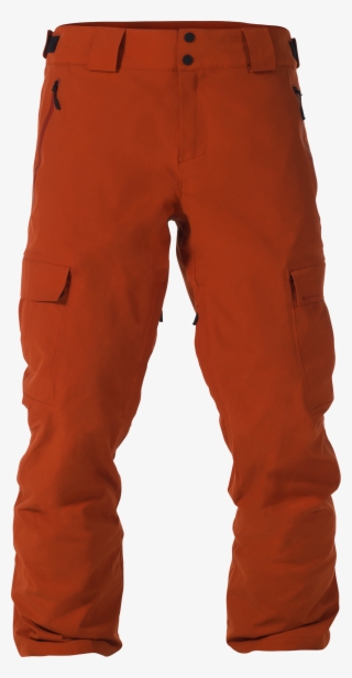 Colour - Orange Pants Men