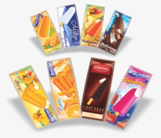 Ice Cream Packaging Pouches - Chocolate