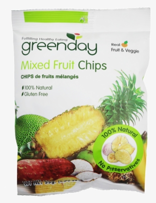 Mixed Fruit Chips - กรี น เดย์ ผล ไม้ อบ แห้ง