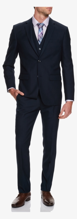 Navy Truman 2 Button Suit - Suit Transparent PNG - 3000x3000 - Free ...