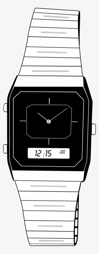 Digital Wrist Watch Clipart Digital Wrist Watch Clipart - Analog Watch