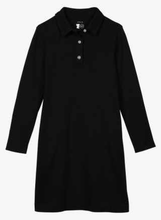 Child Wearing The Clearance Ls Polo Dress In Kids Size - Dress