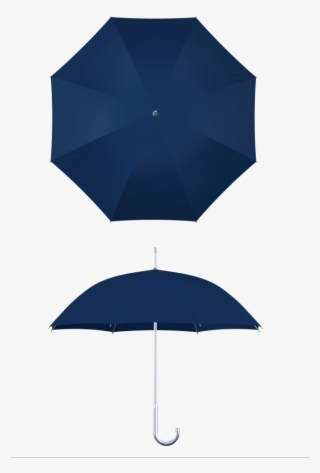 Aluminum Frame Navy Umbrella - Navy Blue Umbrella Png
