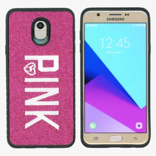 Samsung Galaxy J7 Mm Pink With Pink Design Case - Mobile Phone Case