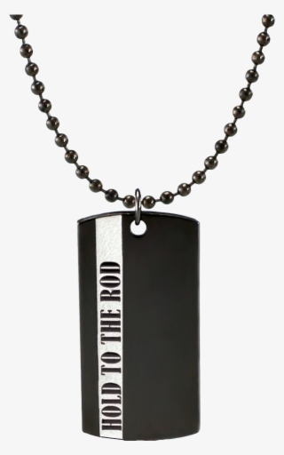 hold to the rod dog tag - design gold long chain for women