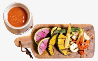 7 Kinds Of Assorted Seasonal Vegetables Served With - Chutney