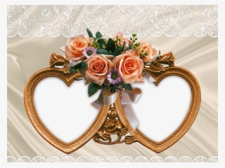 Lovely Wedding Album Frames, Karizma Album Templates - Heart Shaped Family Photo Frame