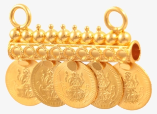 Lakshmi Coin Desing Gold Pendant - Coin