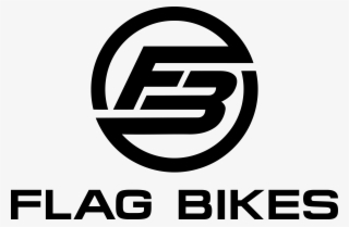Flag Bikes Monochrome Logo - Circle