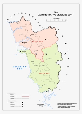 2013 - Outline Map Of Goa