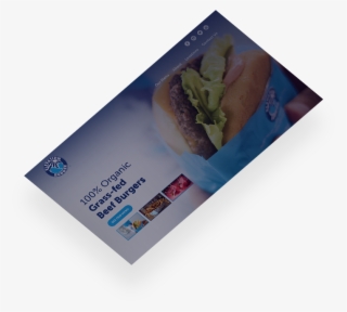 elevation burger web design - flyer