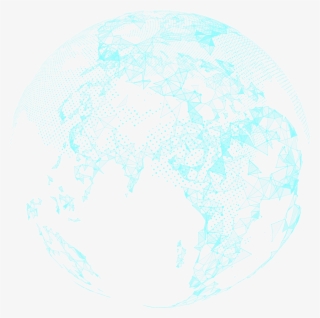 Line Drawning Of A Globe - Atlas