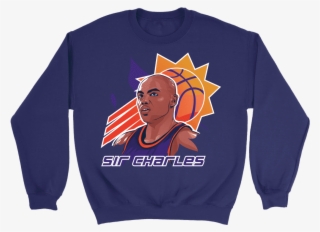 Crewneck Sweatshirt / Purple / S Sir Charles Barkley - Shirt