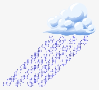 Binary Rain Var - Clip Art