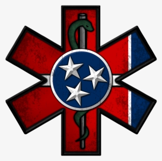 Tennessee Ems Decal - Flag Of Tennessee