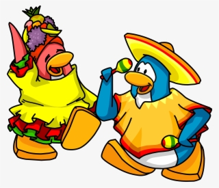 Image Winter Postcard Png Club Penguin Wiki - Fiesta Party