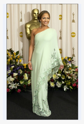 Jennifer Lopez One Shoulder Celebs Evening Gown Prom - J Lo Dress Oscar 2019