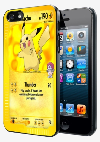Pikachu Pokemon Card Iphone 4 4s 5 5s 5c Case - Frozen Iphone 10 Case