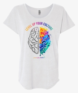 "level Up Your Culture" Women's T-shirt - Brain Hemispheres