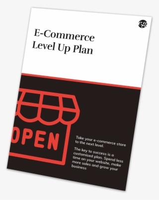 ecommerce level up guide cover 3d - graphic design