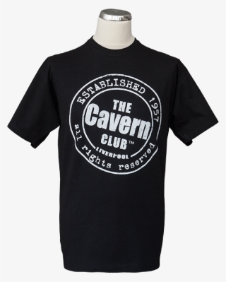 Iconic Cavern Club Round Logo T-shirt With Stamp Effect - Active Shirt