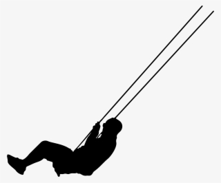 Big Image - Silhouette Of Person Swinging