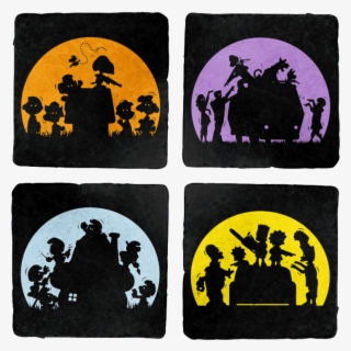 Zombie Toons 4-coaster Set - Illustration