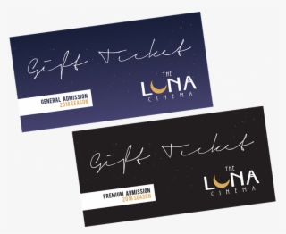 Luna Gift Ticket Teaser - Calligraphy