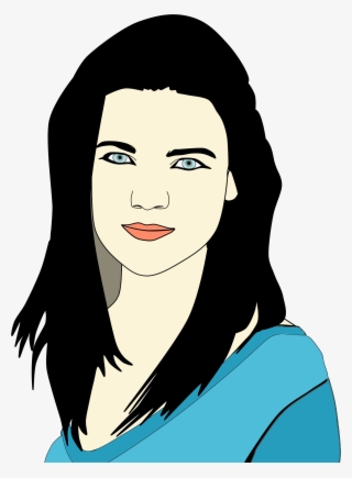 Lady Portrait Icons Png - Cartoon