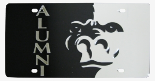Pitt State Splitface Alumni License Plate - Pitt State Gorillas Logo