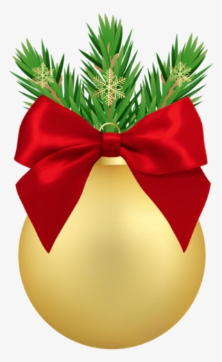 Free Png Christmas Ornament Gold Png - Wreath