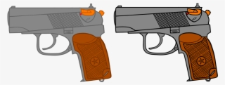 2 Cartoon Pistols - Trigger