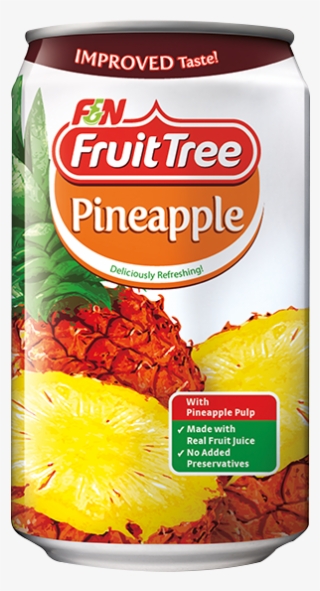 F&n Fruit Tree Pineapple 1 Carton 24 X 325ml - Fruit Tree Pineapple Juice