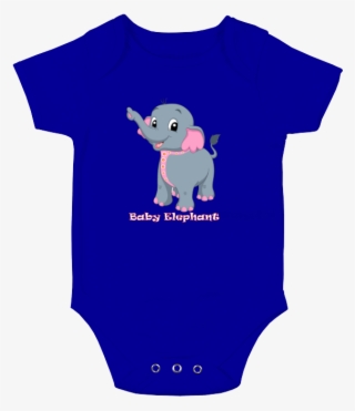 Baby Elephant Baby Bodysuit - T-shirt