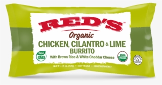 Organic Chicken, Cilantro & Lime Burrito - Throw Pillow