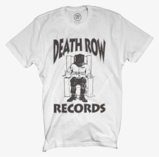 Death Row Records Logo White T-shirt $30 - Active Shirt