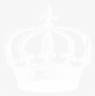 Icon Vintage Crown White - Gentleman Bastards Symbol