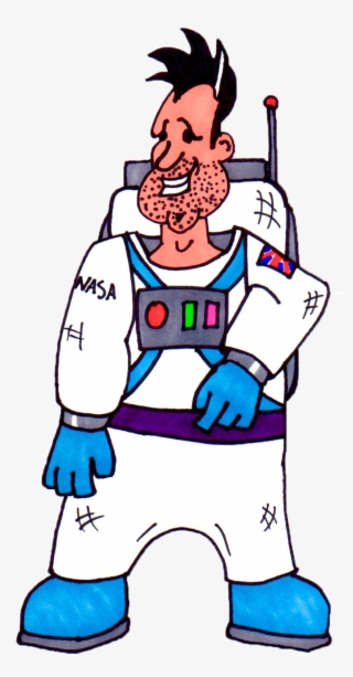 Spaceman Dave - Cartoon