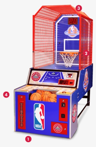 Nba Hoop Troop Basketball Arcade Game Oem Parts, Service - Nba Hoop Troop Arcade