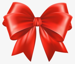 Bow Red Clip Art Deco Image