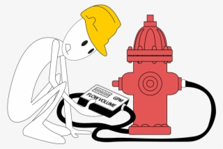 Hydrant Testing - Cartoon