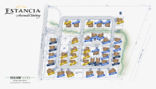 estancia sitemap and available homes - plan