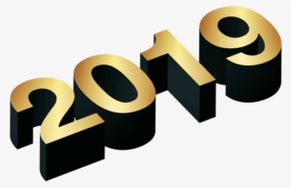 Free Png Download 3d Numeric 2019 Golden Png Png Images - Happy New Year 2019 Images Hd Png