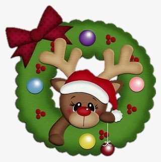 Wreath Sticker - Png Navidad