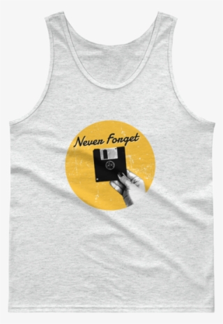 Never Forget The Floppy Disc Graphic Tank Top • Deliriousthreads - Top