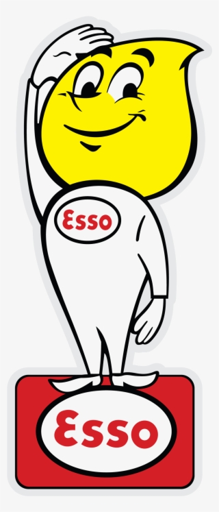 30″ Esso Oil Drop Boy - Esso Oil Drop Man