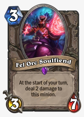 Fel Orc Soulfiend - Hearthstone Single Cards