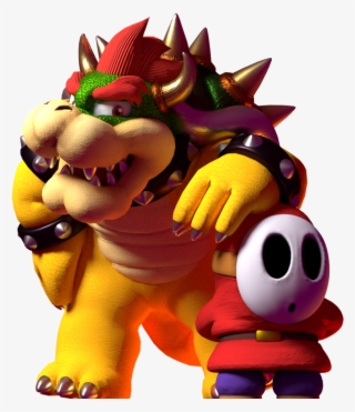 Bowser And Shy Guy - Cartoon